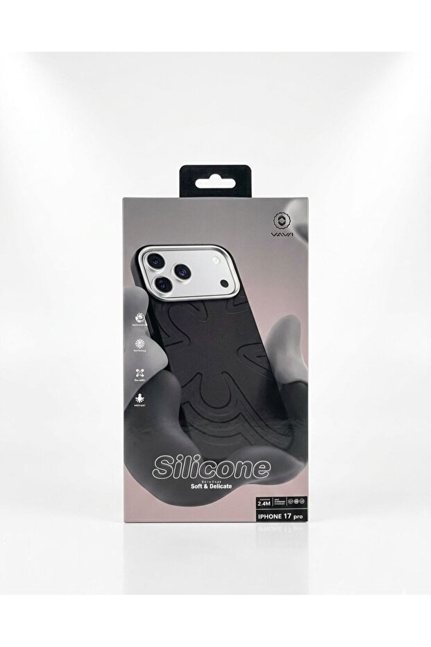 Premium Silicone Case for iPhone 17 Pro Max - 360° Protection, Soft Touch, Vibrant Colors