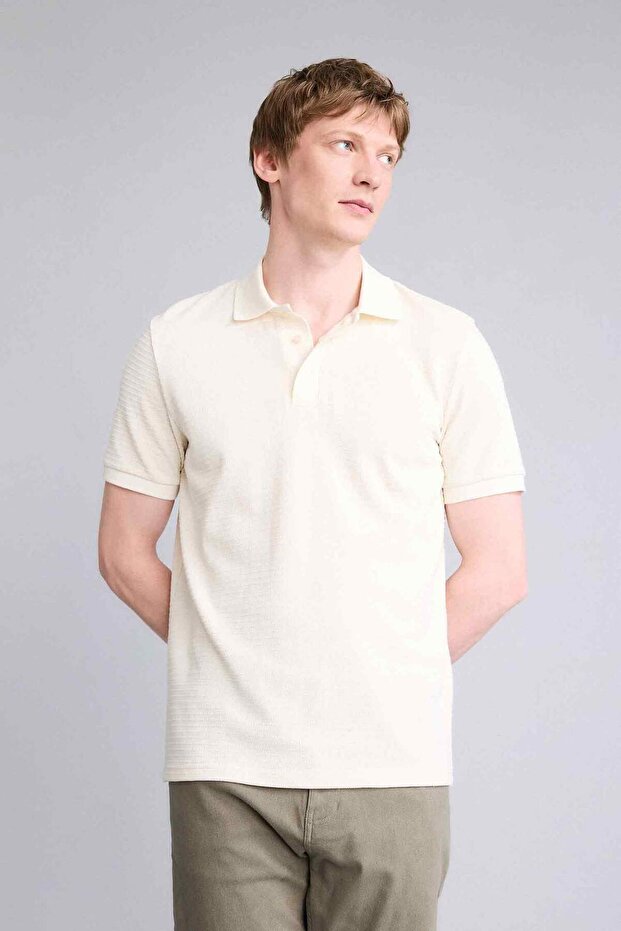 Cotton Regular Fit Short Sleeve Polo T-Shirt G8003Ax26Sm