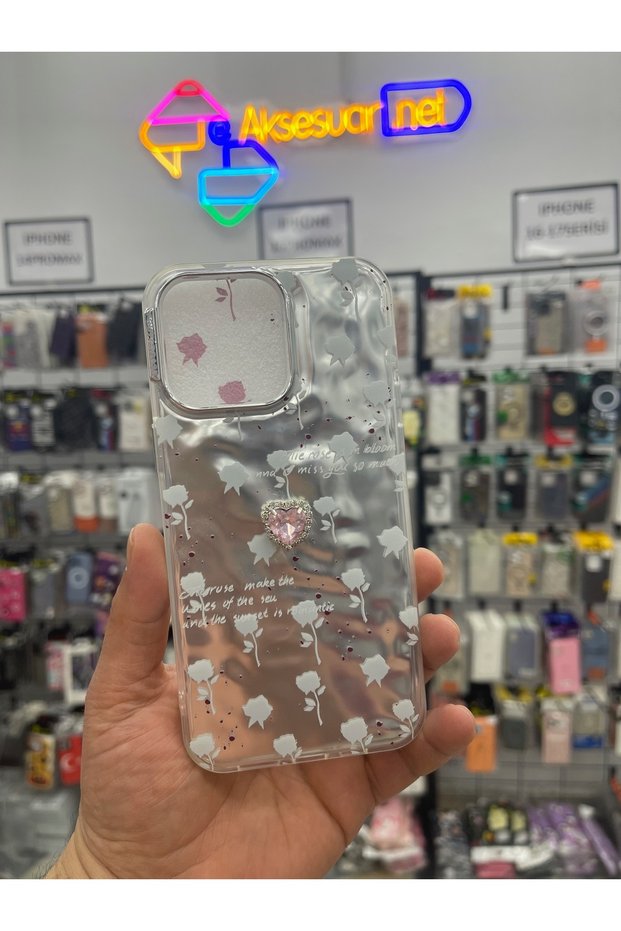 iPhone 14 Pro Max Single Stone Patterned Case