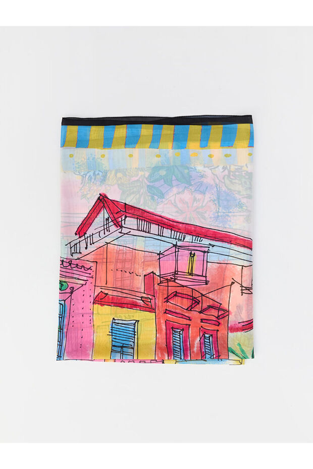 Patterned Women's Chiffon Pareo