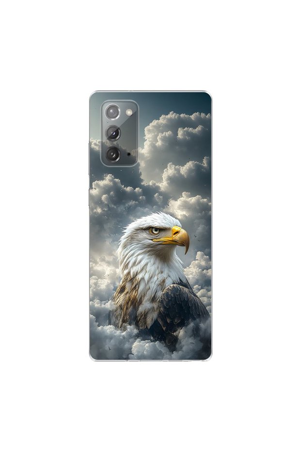 Samsung Galaxy Note 20 Compatible Eagle Design Transparent Case