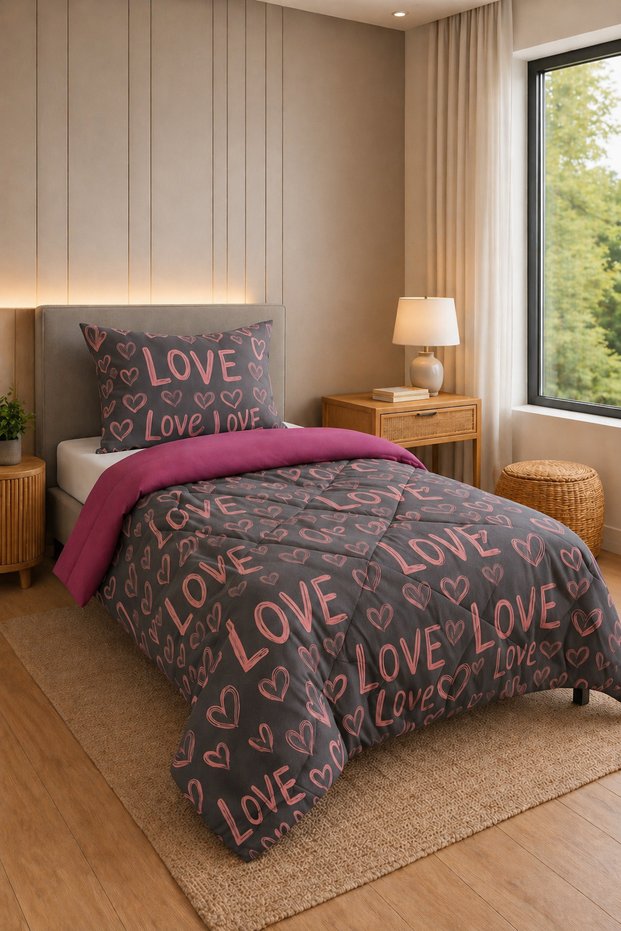 Elegance Cotton Wellsoft Double-Sided Single Quilt 155 X 215 cm