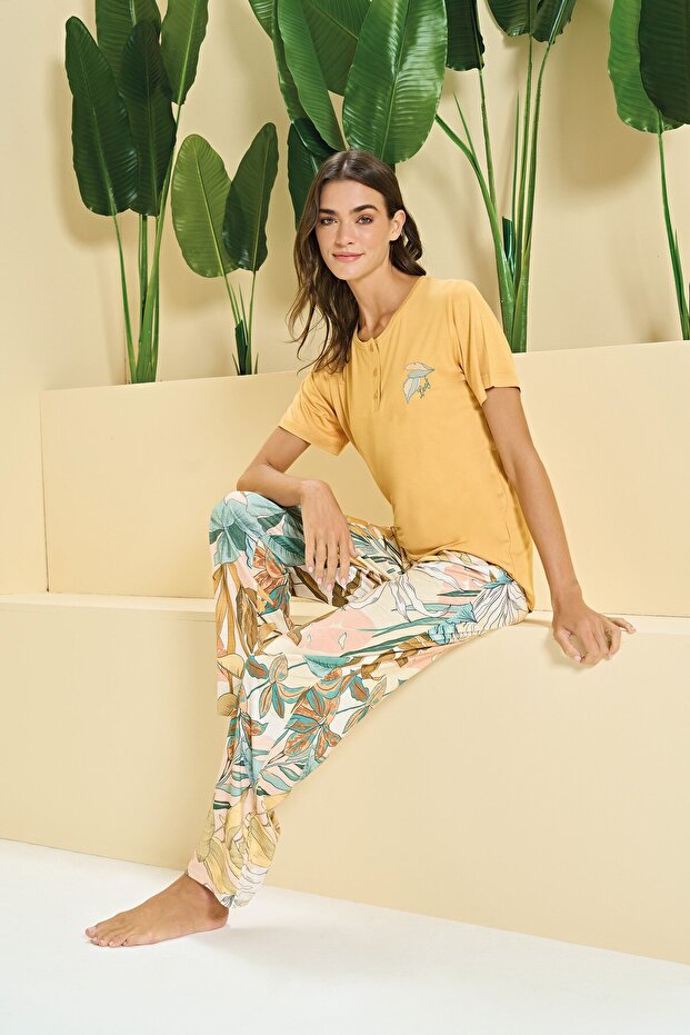 Over sleep 3354 women's pajama set
