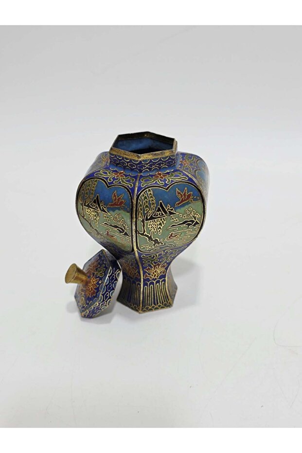 Antique Cloisonne Miniature Box 13cm 173