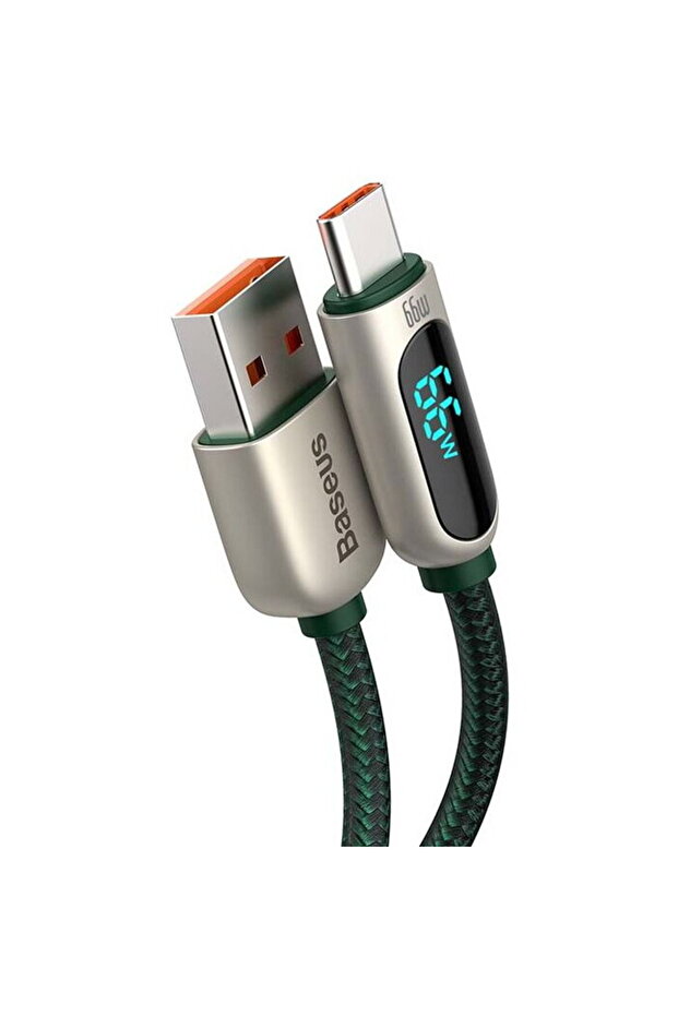 Display Cable USB to Type-C, 66W, 1m (verde) - 2