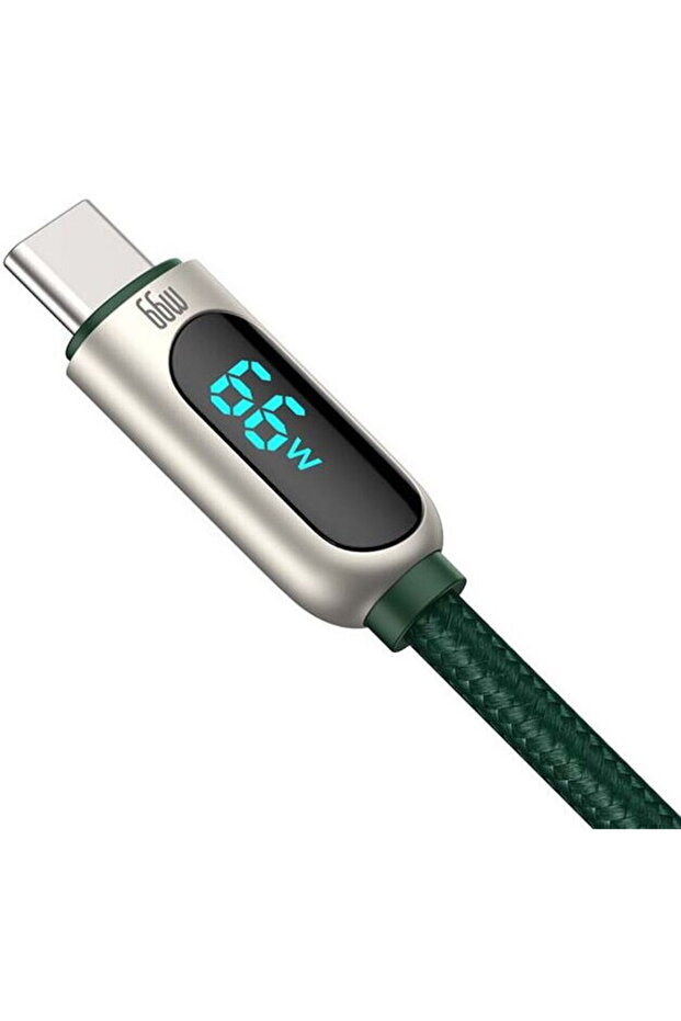 Display Cable USB to Type-C, 66W, 1m (verde) - 3