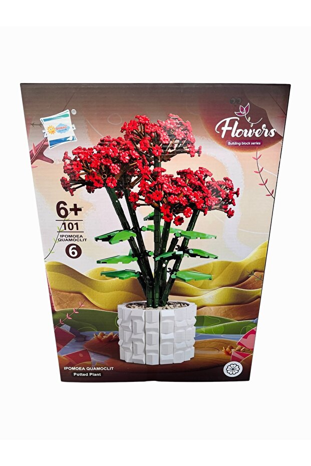 Flower Block Toy with Pot in a Box 1