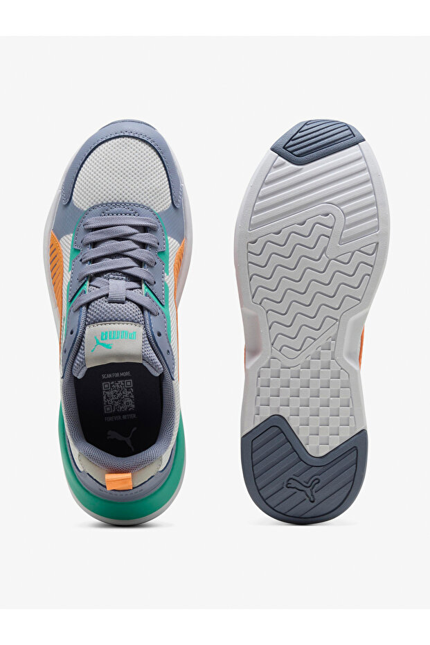 X-Ray 3 LT Jr Feather Gray-Melon Glow-Sneakers - 12