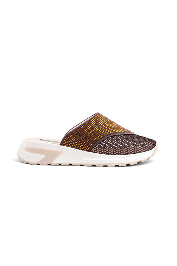 Mnr 5144 Knitwear Detailed Low-Sole Slippers