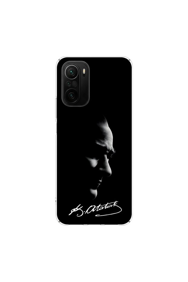 Poco F3 Compatible Ataturk 1 Design Transparent Case