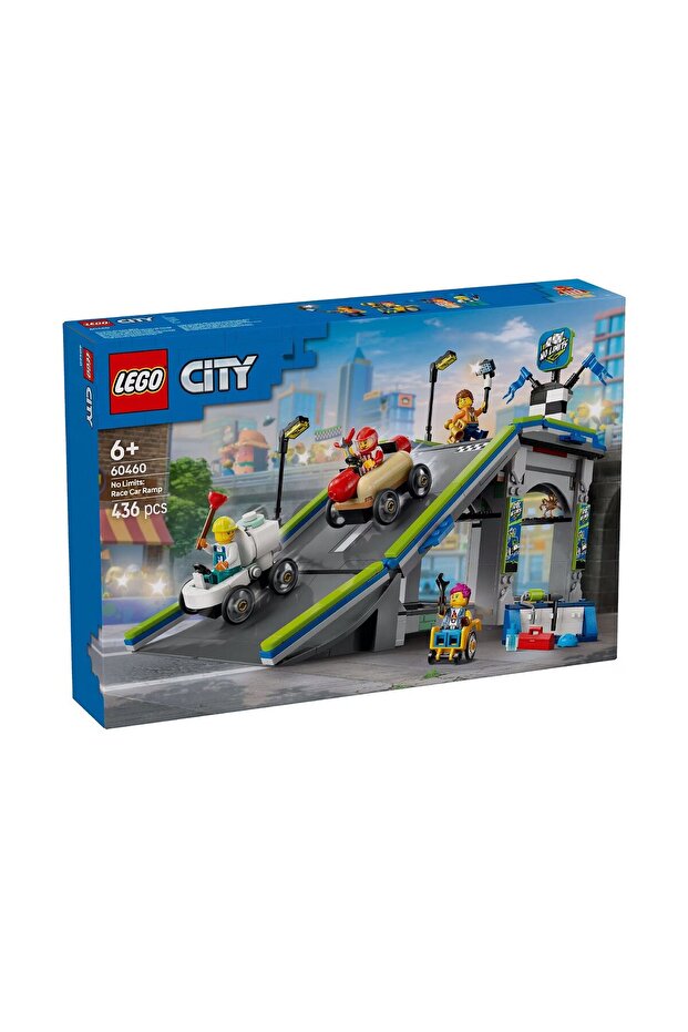 436Pcs City No Limits, Race Car Ramp Track Set