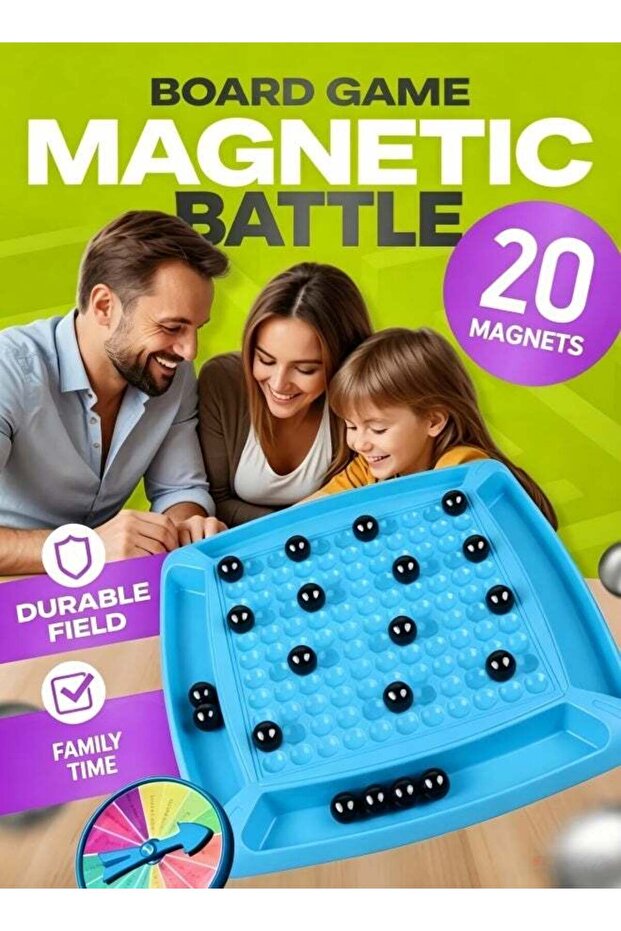 Magnetic Battle Chess,Magnetic Chess Game,with 20 Pieces Multiplayer Interactive Magnet Game