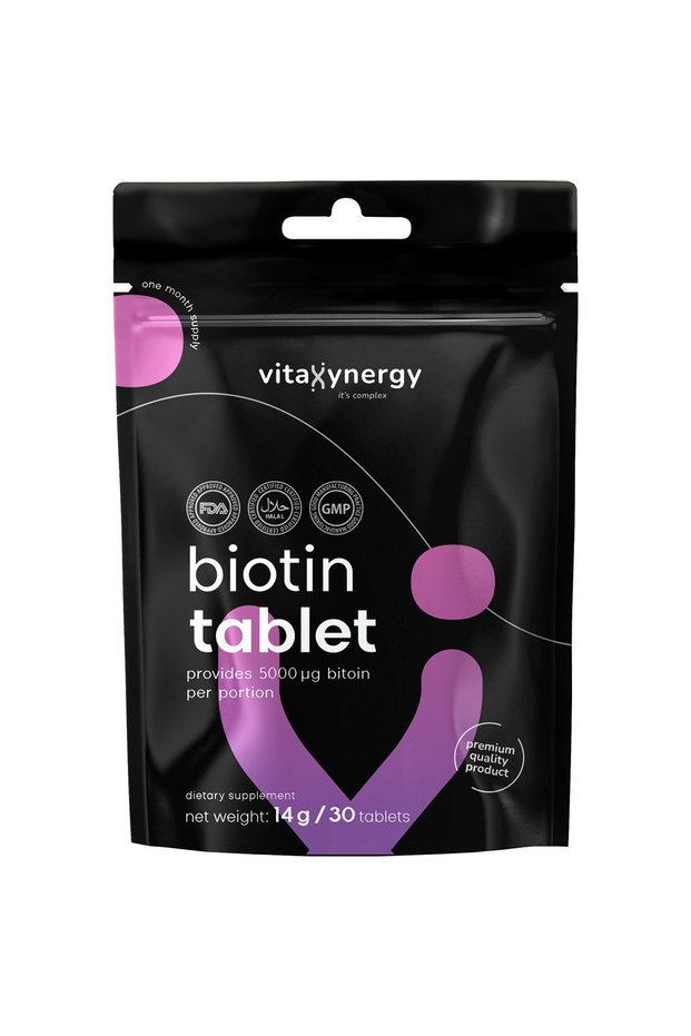 Biotin, supliment alimentar, 30 tablete, 1 buc