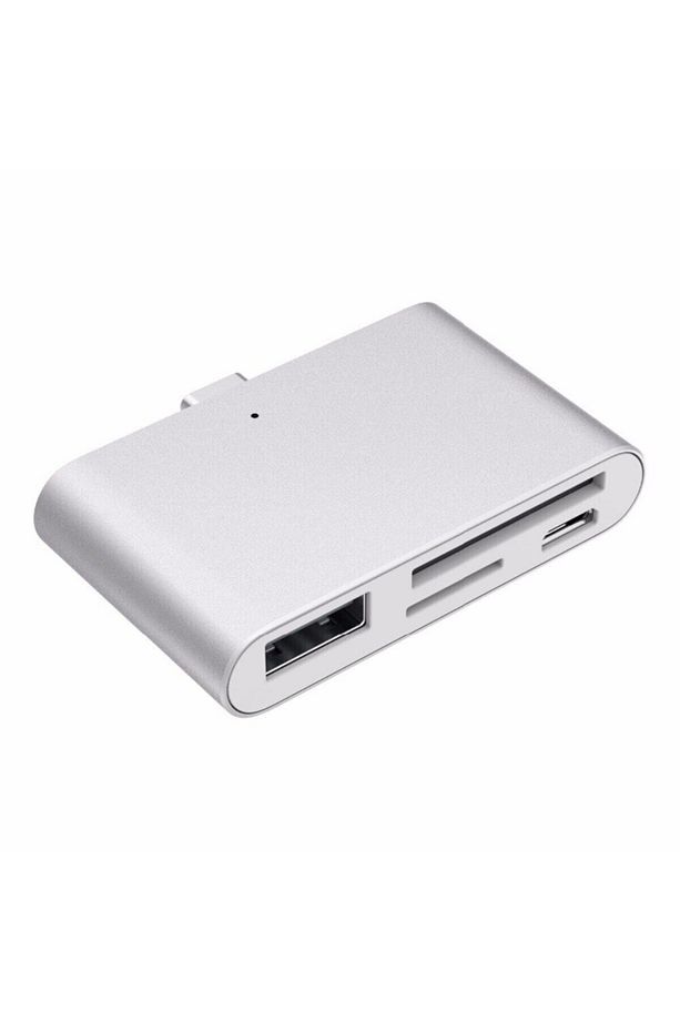 4397 Type C Usb 3.1 Kart Okuyucu Sd Microsd Tf Hub All In Çevirici Dönüştürücü Adaptör - 1