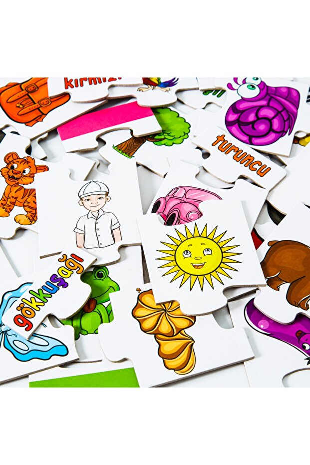 Renkleri Tanıyalım + Meslekler Ve Taşıtlar 2'li Set Eğitici-öğretici Yapboz - 4