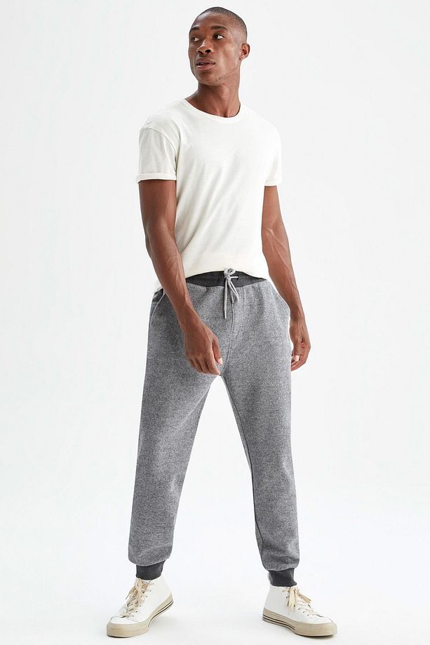 Slim Fit Basic Jogger Eşofman Altı - 2