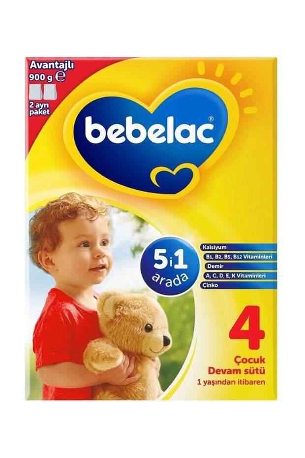 4 Çocuk Devam Sütü 900 Gr - 1