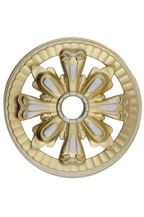 Küçük Avize Göbegi - Tavan Ve Duvar Motif / Çap: 25 Cm - Bronz Renk - 1