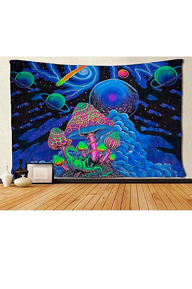 1.kalite Mantar Desen Duvar Örtüsü Duvar Halısı Tapestry - 4