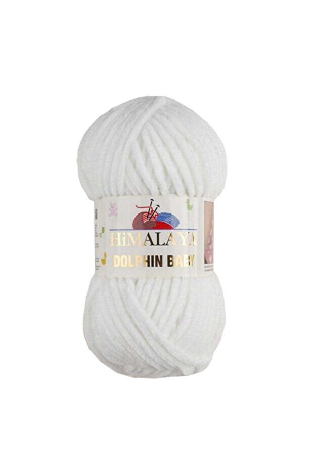 Dolphin Baby Velvet Hand Knitting Thread Color No: 80301