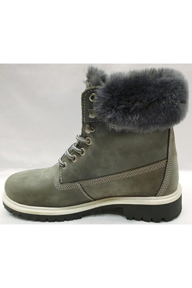 6897 A Gri Hakiki Deri Bot - 3