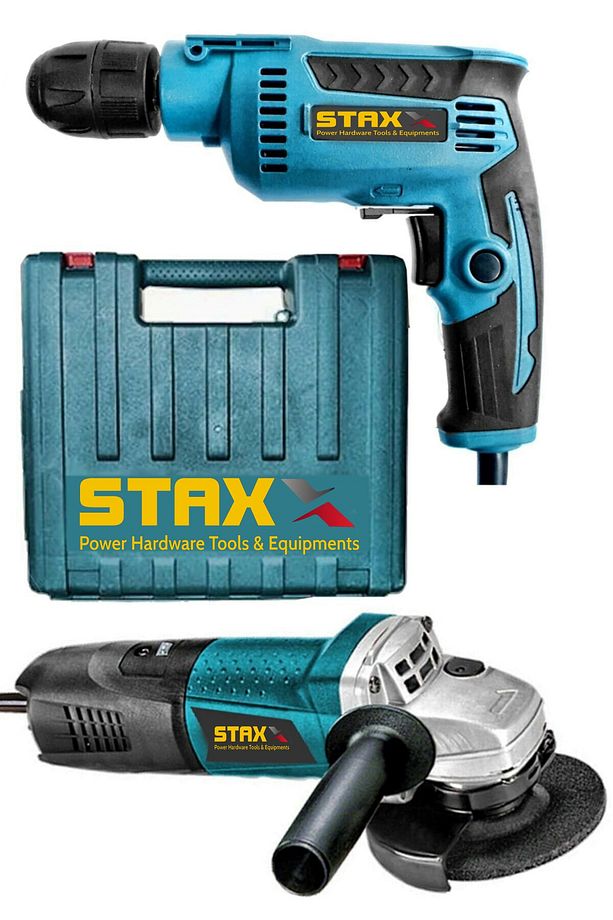 Çantalı Süper Set Elektrikli Avuç Taşlama 3000w + Compact Elektrikli Matkap 2000w - 1