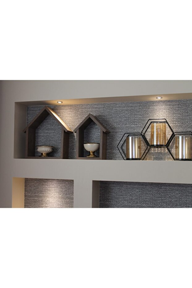 Ev Figürlü Duvar Rafı - 5