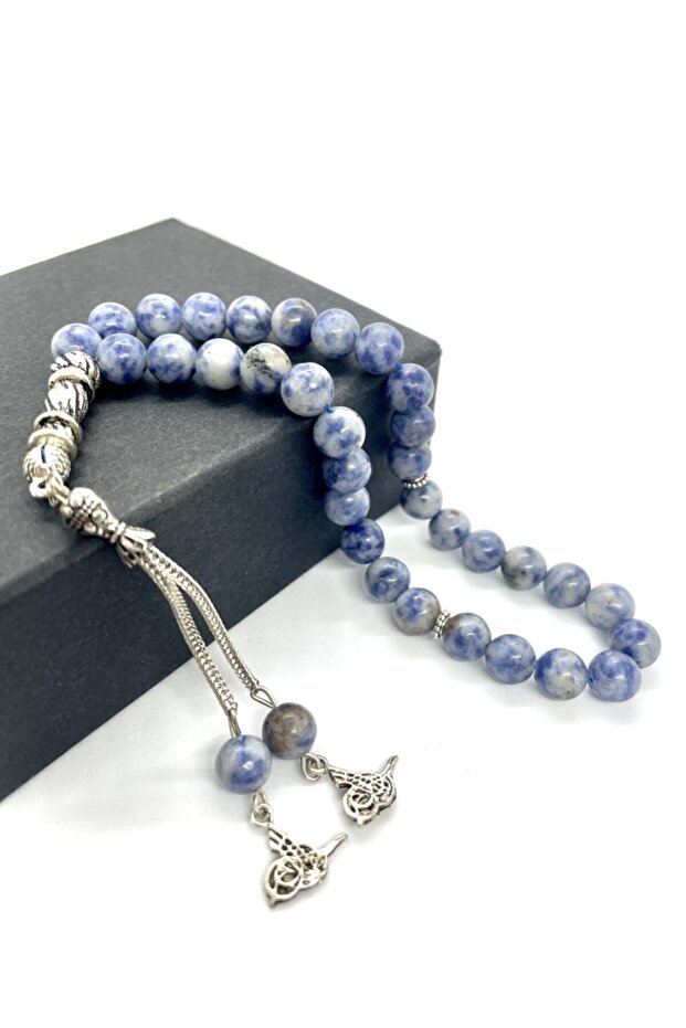 Natural Sodalite Stone Rosary