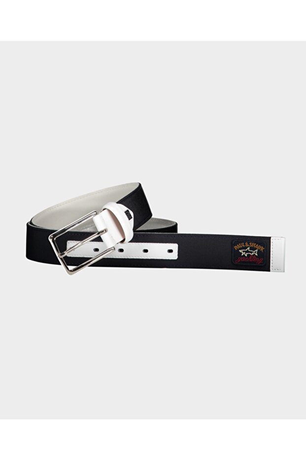 Men's Woven Belt C.wLeather