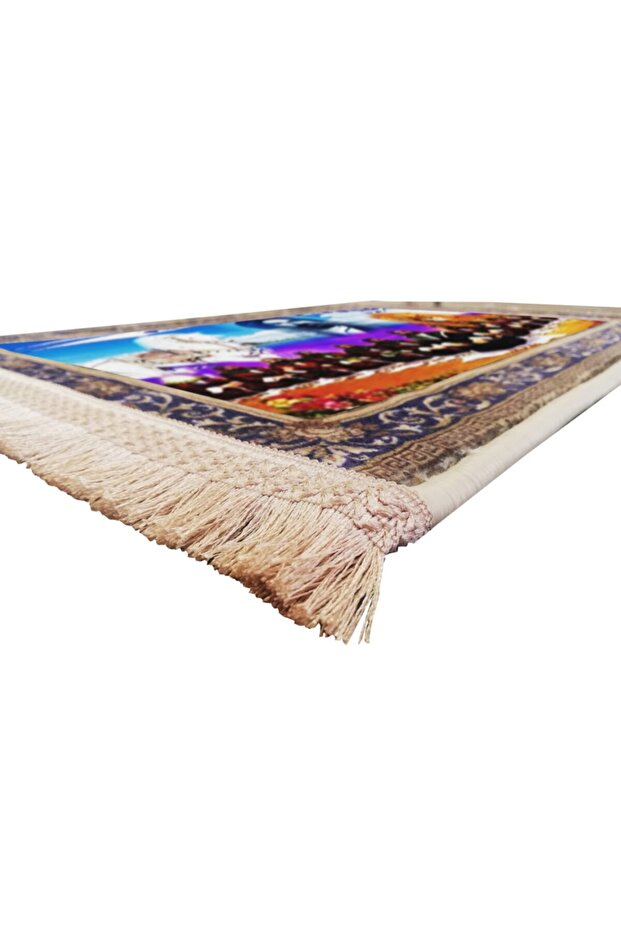 Hz. Ali Resimli Duvar Halısı Saçaklı No: - 3