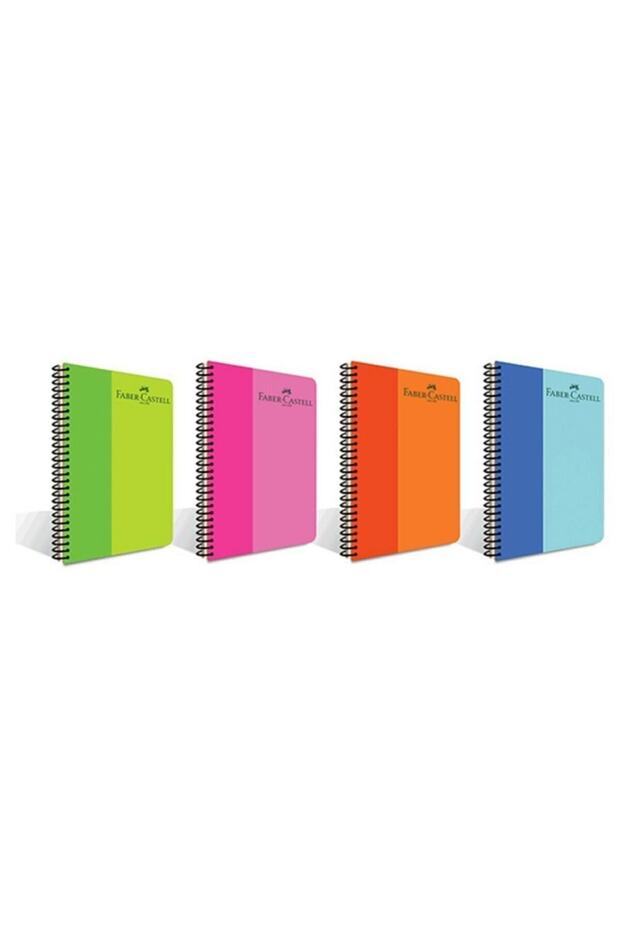 Bicolor Spiralli Pp(plastik) Kapak A4 60 Yaprak Çizgisiz Defter 4 Adet - 1