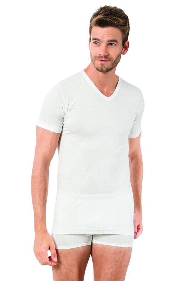 Men's Bamboo V-Neck 3-Piece