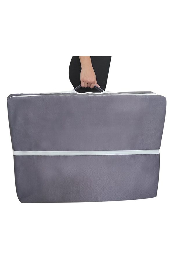 Katlanır Yer Yatağı Sünger Yatak Gri 80x180 Cm-6 Cm Tek Kişilik - 4