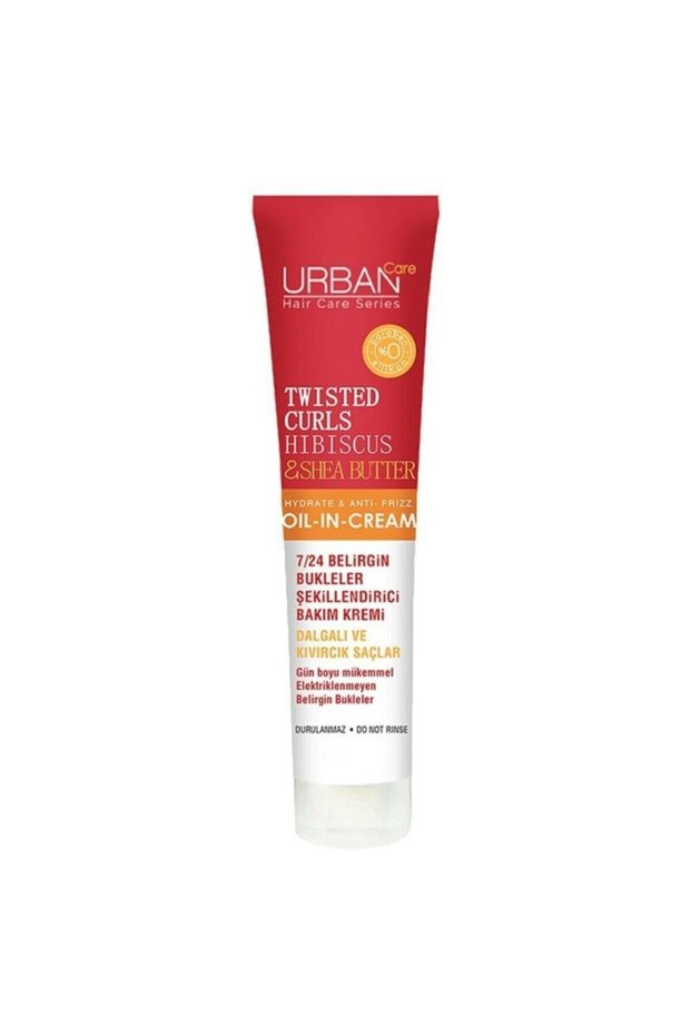 Urban Care Twisted Curls Hibiscus & Shea Butter Leave-In Hair Care Cream 175 Ml