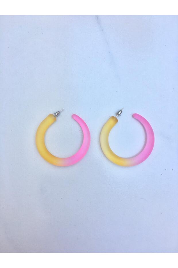 Pembe Turuncu Küpe