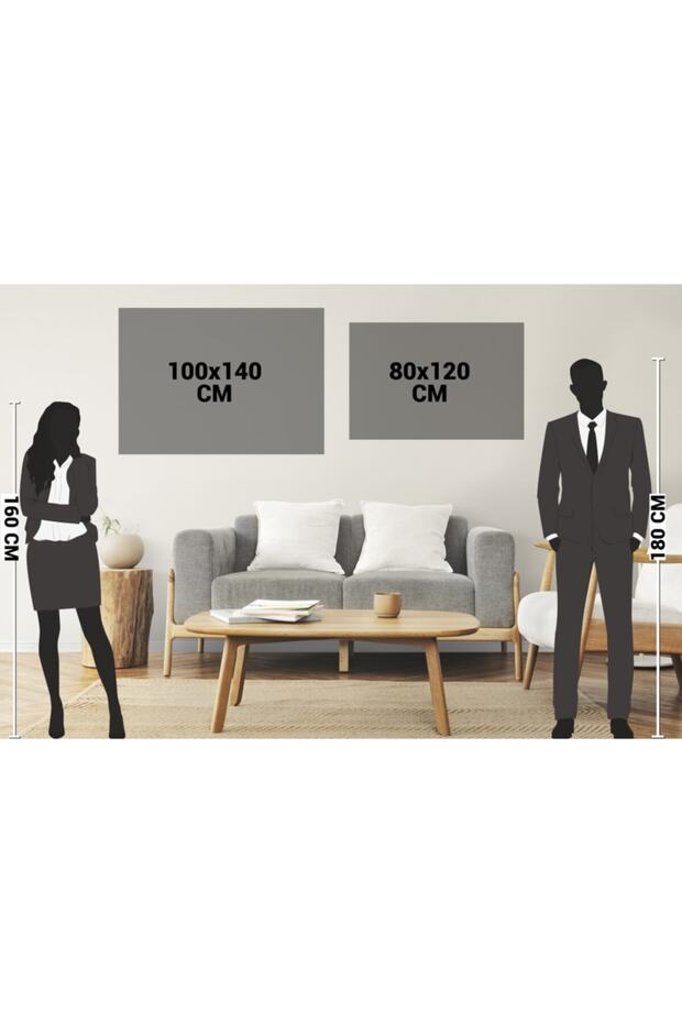 Soyut Çınar Ağacı Kanvas Tablo - 5