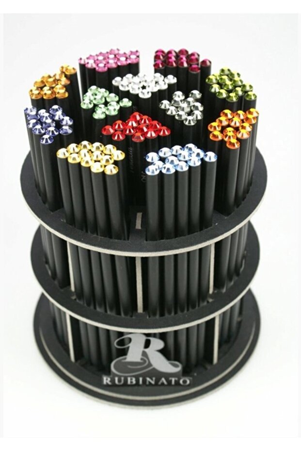 Rubinato Swarovskı Jewelled Pencil 5 Pieces Green