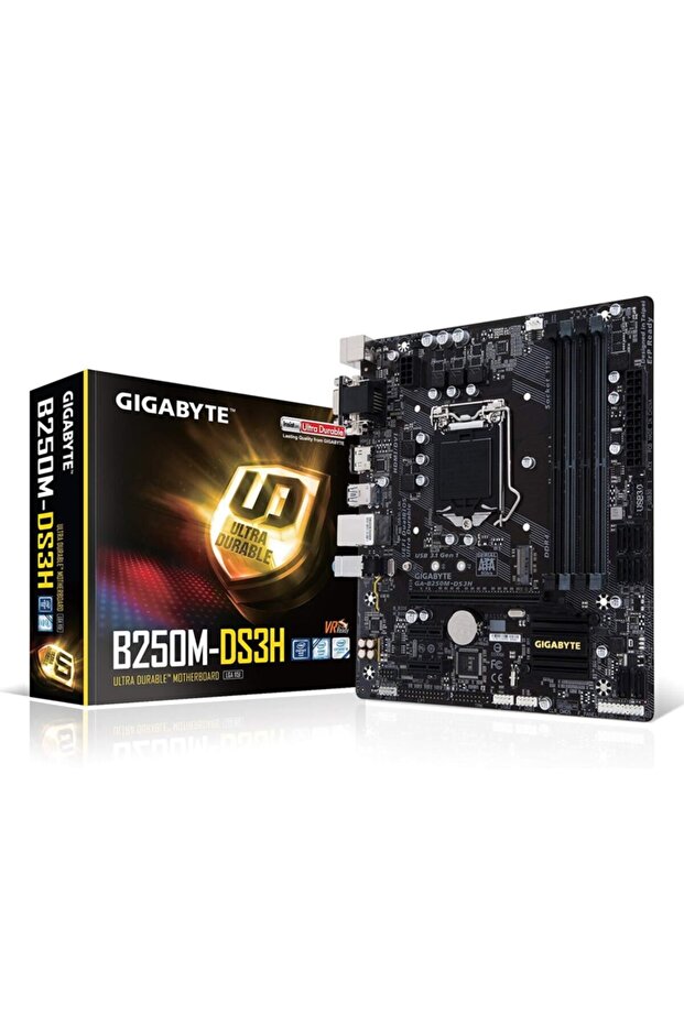B250m-ds3h Ddr4 2400mhz Soket 1151 Usb3.1 Hdmı Anakart - 1