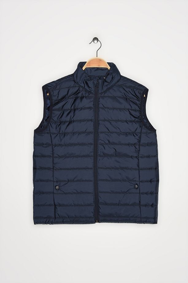 Kapitone Şişme Anorak Yelek - 1
