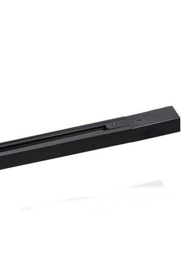 Mini Ray Spot Set Gu-10 Duylu 3 Spot Lamba + 1 Mt Ray + 3 Gu10 Led Ampul Sarı Işık Siyah Kasa - 6