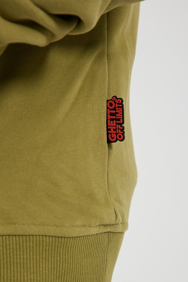 Unisex Haki Sweatshirt - 3