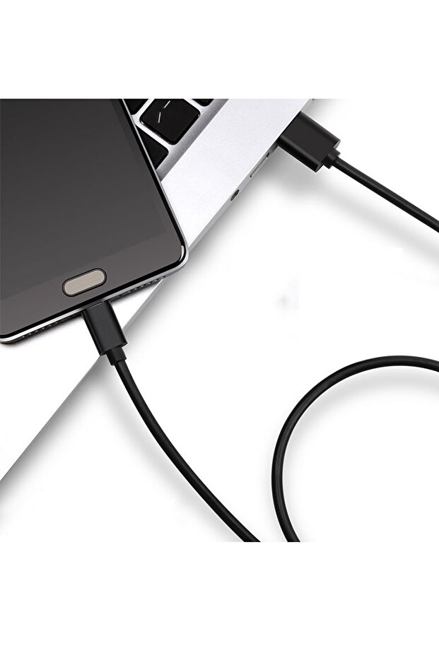 Type-c Usb Şarj Ve Data Kablosu - 2 Metre Siyah - 4