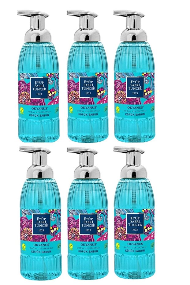 Tuncer Ocean Foam Soap 6 Pieces 6X500 ml