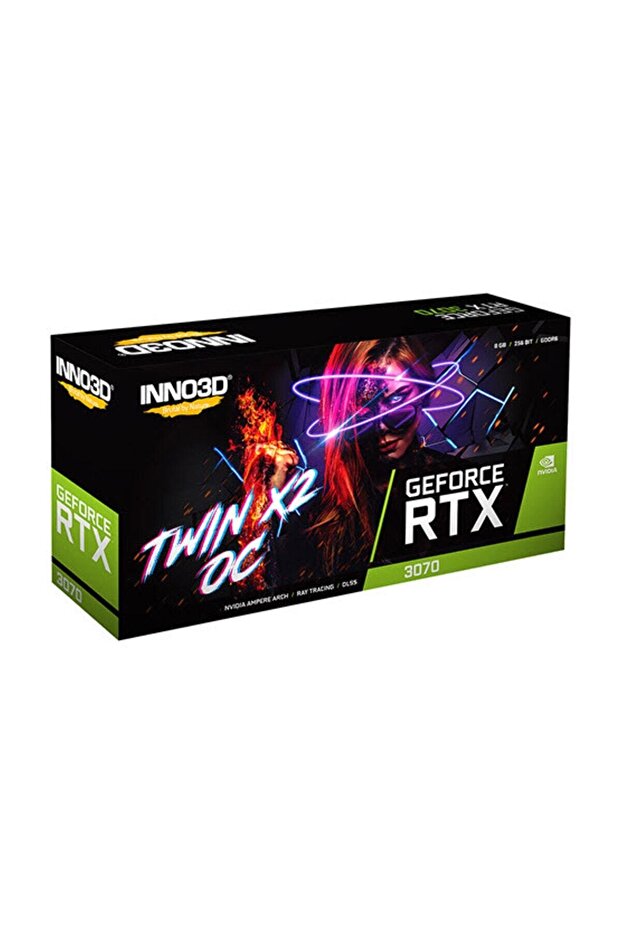 Kutusu Açık Nvidia Geforce Rtx3070 Twin X2 Oc 8gb 256bit Gddr6 Ekran Kartı N30702-08d6x-1710va23l - 8