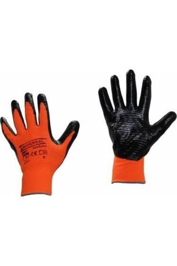 Turuncu Siyah Eldiven - 1