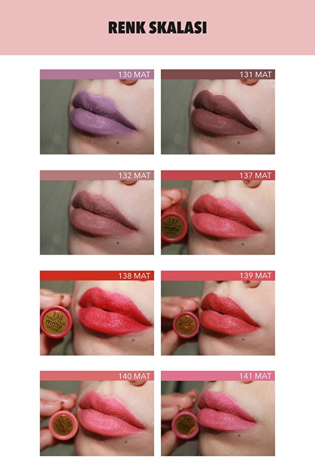 Fırst Tıme Rich Matte Lipstick - 131 - 6