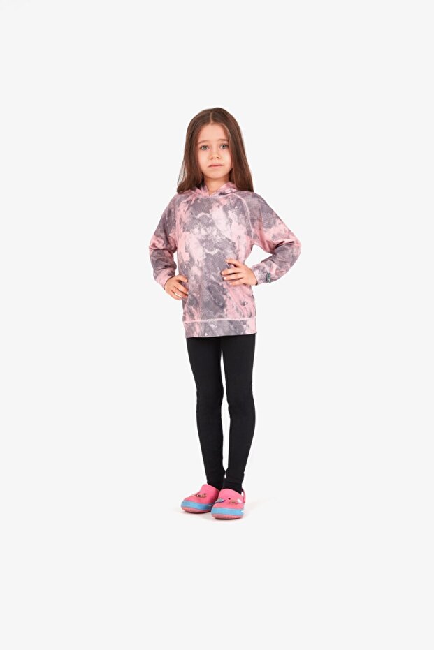 5946 Children's Hooded Sweatshirt - Pink