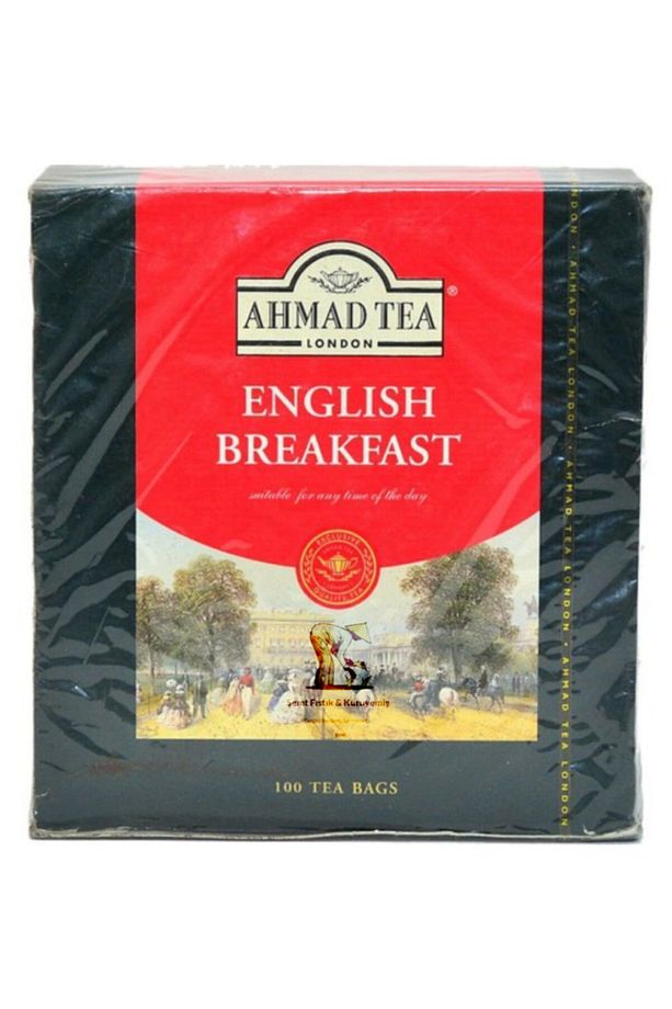 Ahmed Tea Englısh Breakfast 100 Lü Sallama Poşet Çay - 1