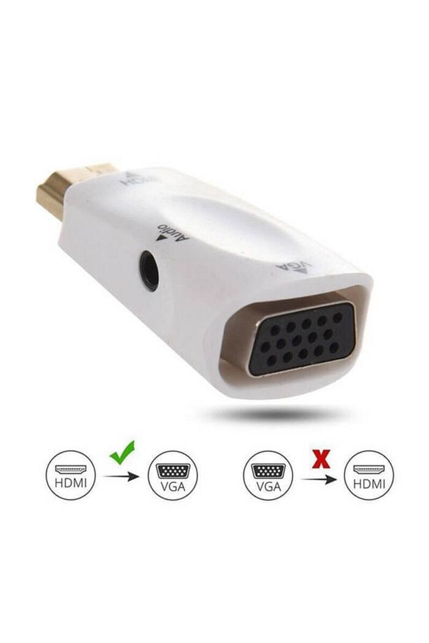 Hdmi To Vga Dönüştürücü Çevirici Receiver Uydu Ps3 Ps4 Xbox Pc Notebook - 3