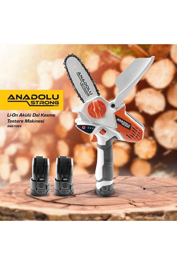 Ans-1064 çift Akülü Bakır Sarğılı Pratik Şarjlı Testere - 3
